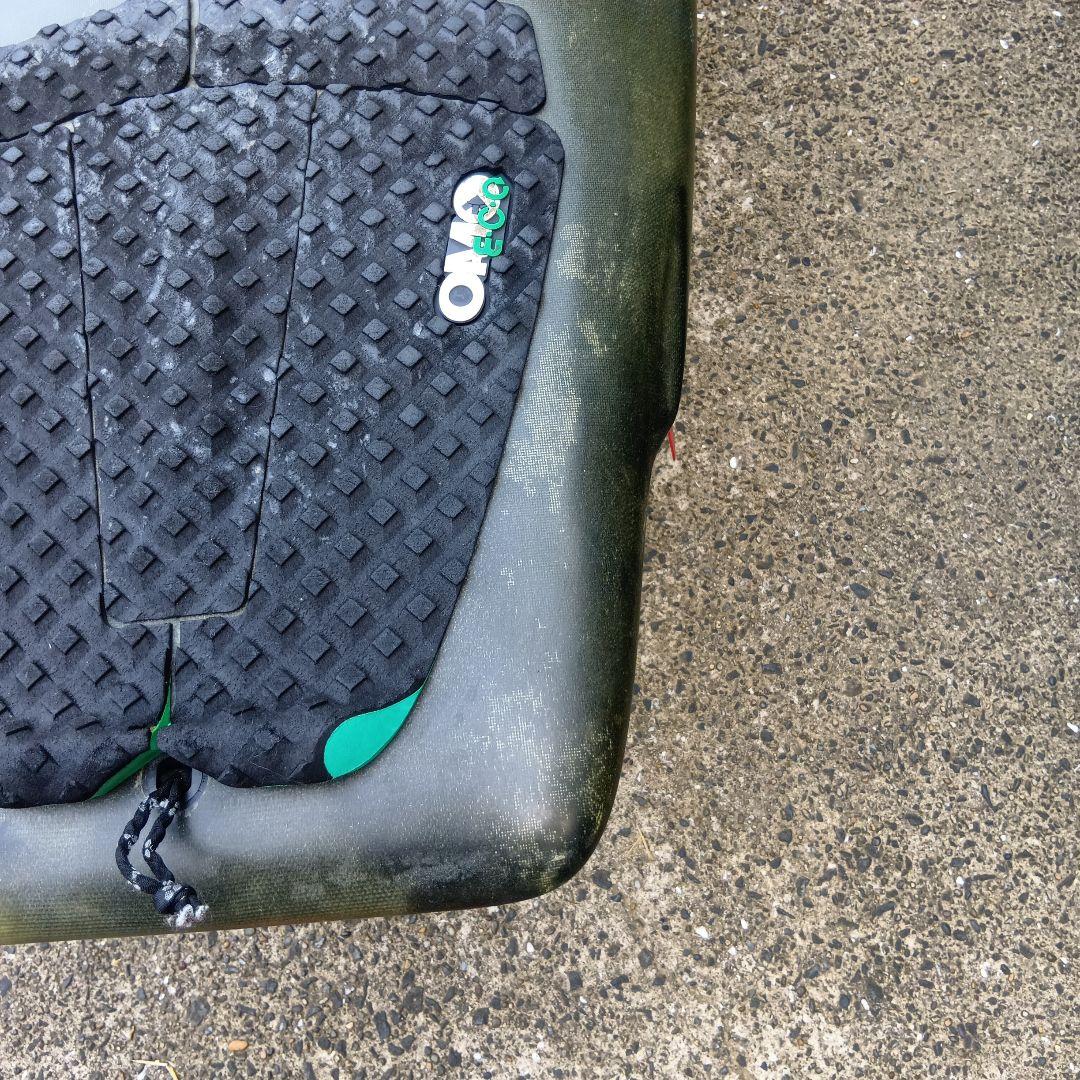 【千葉発】ＶＯＮ ＳＯＬ ファンボード グリーン/グレー 5フィン