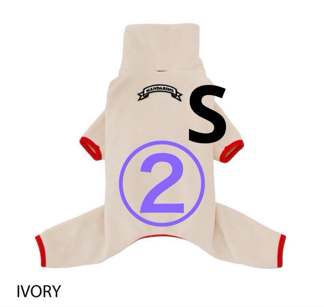 パリスチャコールS①アイボリーS①フレームロゴボアスーツ