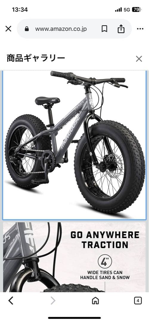 Mon Argus ST ファットタイヤ　マウンテンバイク　直接取引