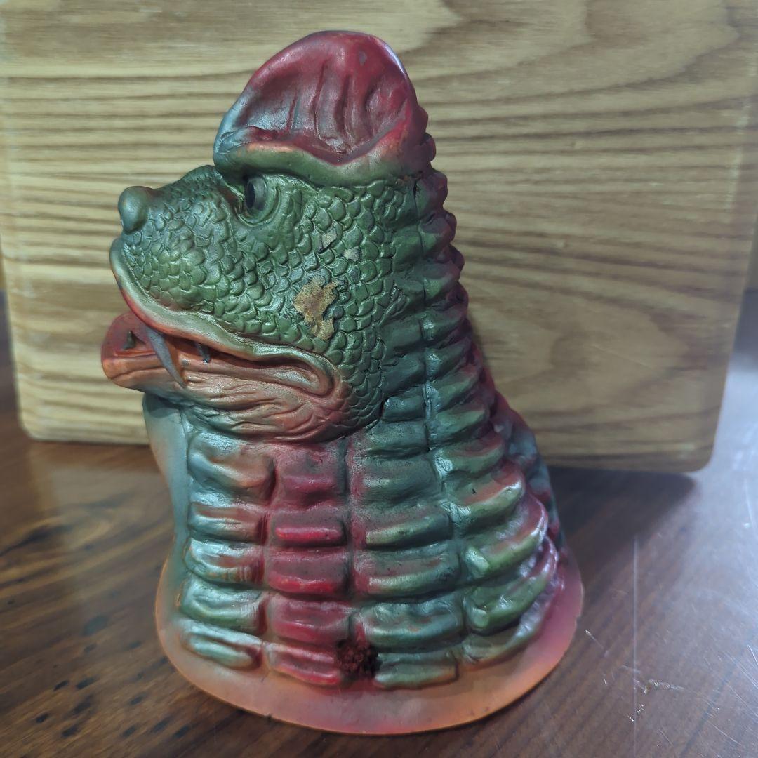 怪獣ヘルメット レッドキング　ヨネザワ　ソフビ