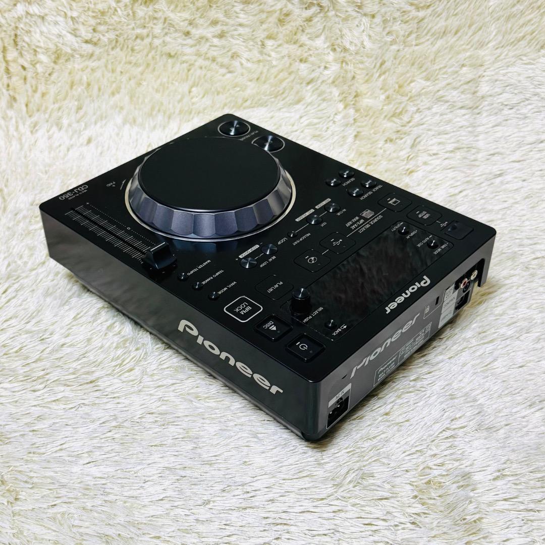 【美品】 Pioneer CDJ-350 DJ用CDプレーヤー ブラック