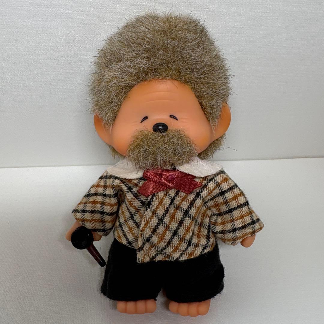80年代 ソフビ グミ モンチッチ おじいちゃん　monchhichi 584