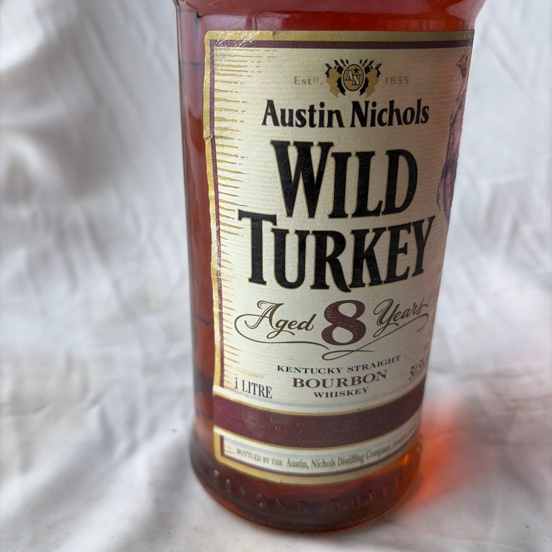 最終値下げワイルドターキー8年 レッドキャップ　1000ml 未開封