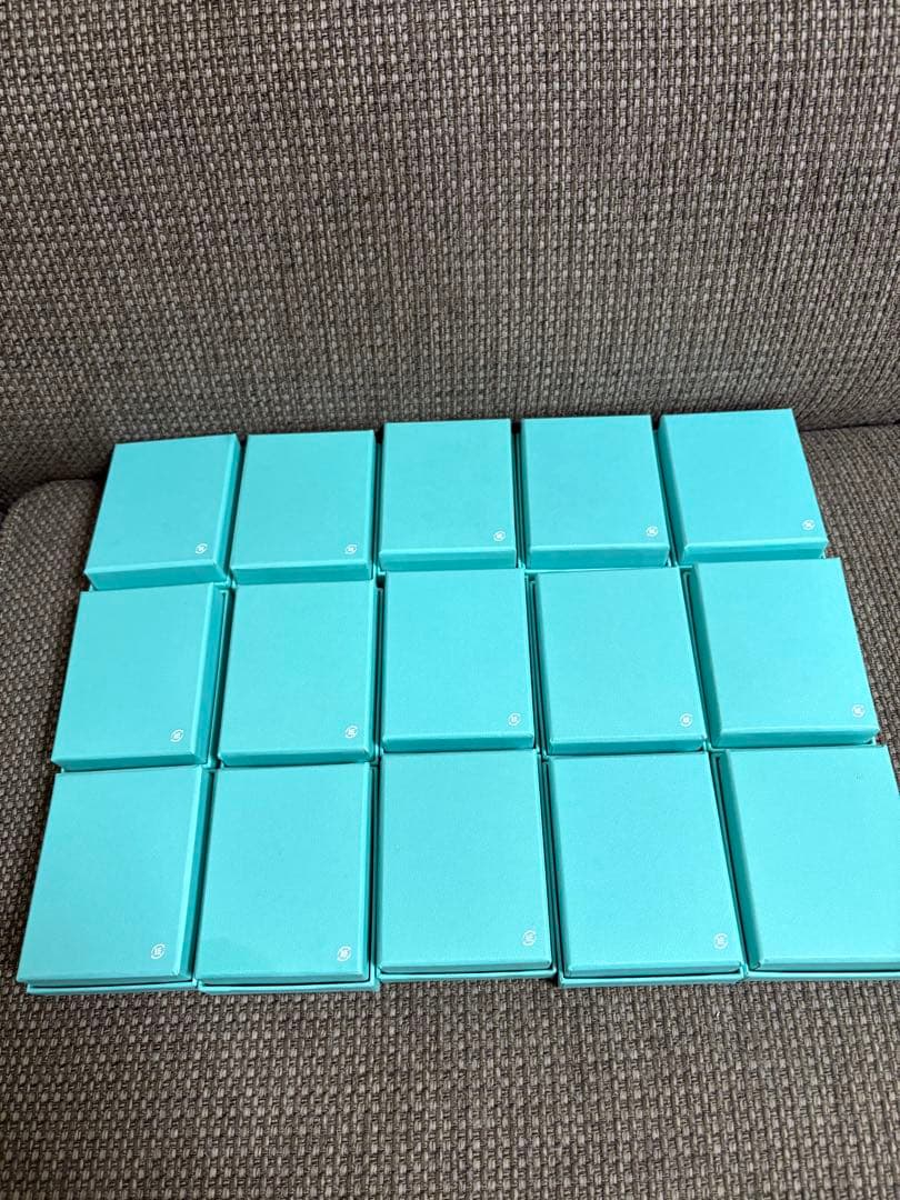 国内旧型　ティファニー空箱　巾着15セット