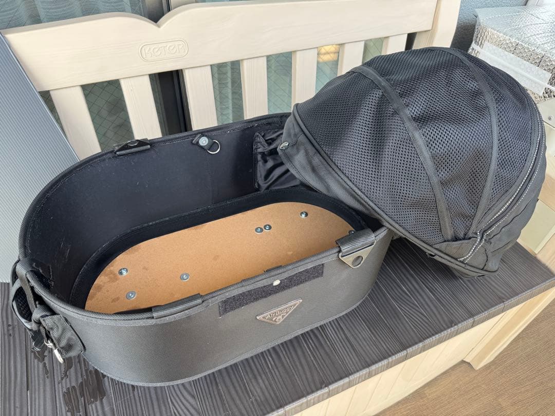 Air Buggy Dome2 SMサイズ ブラック ペットカート 中古