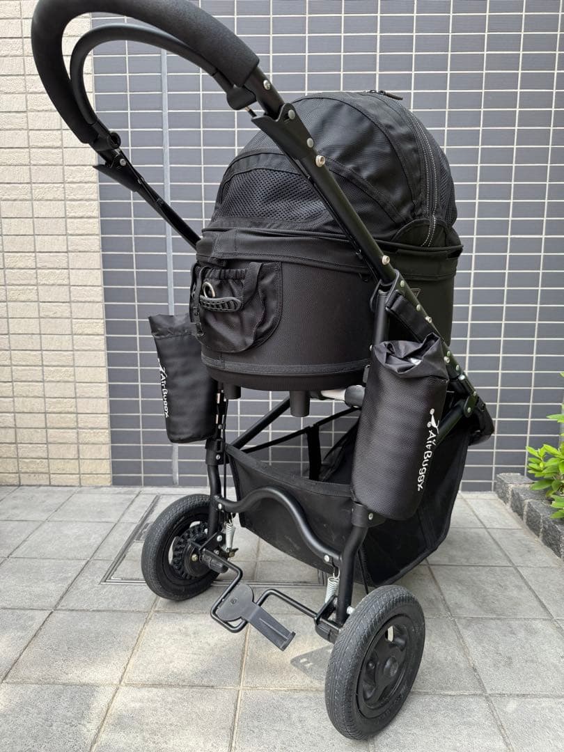 Air Buggy Dome2 SMサイズ ブラック ペットカート 中古