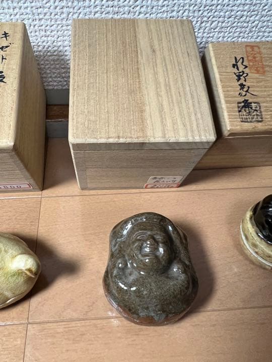 677 香合　4客　未使用