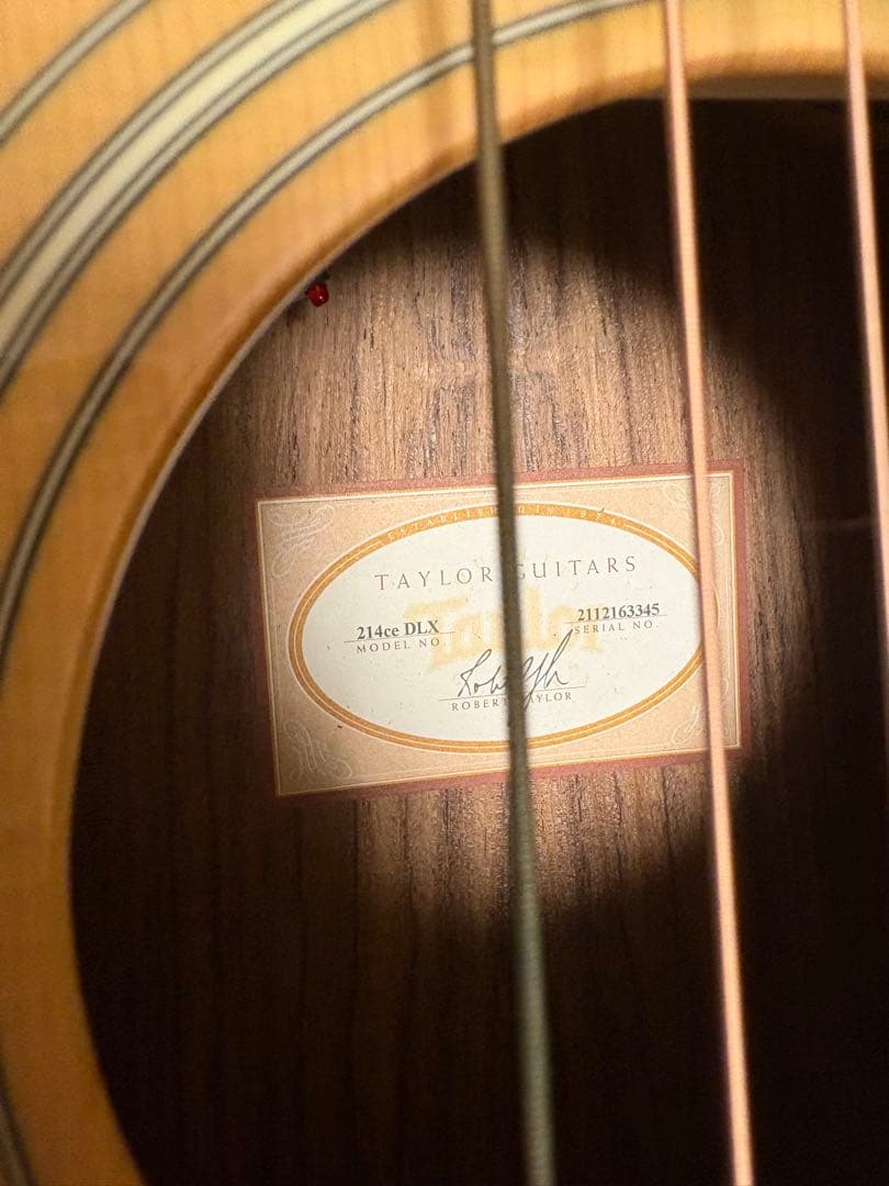 Taylor 214ce DLX 純正ハードケース付き アコースティックギター