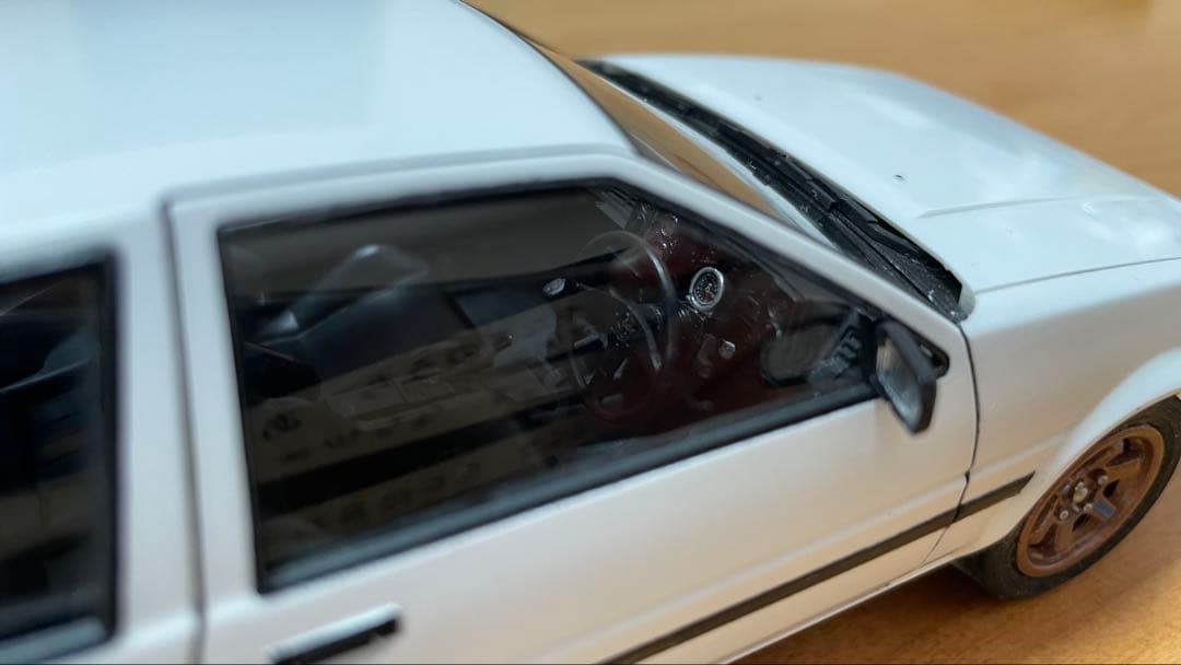 アオシマ　AE86 カローラレビン後期　GTV仕様