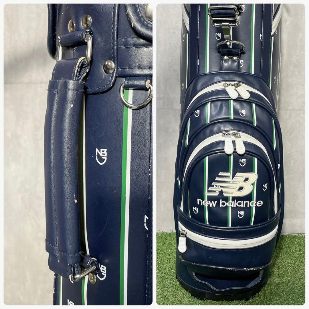 【希少】ニューバランス キャディバッグ ゴルフバッグ ストライプ 入手困難 レア