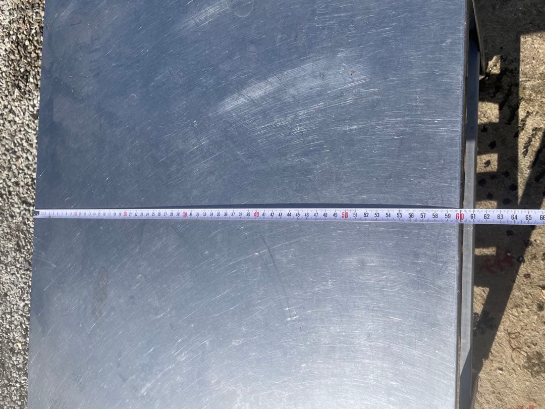 送料込み 厨房用品 調理台作業台下棚付き高さ60＊60＊70cm