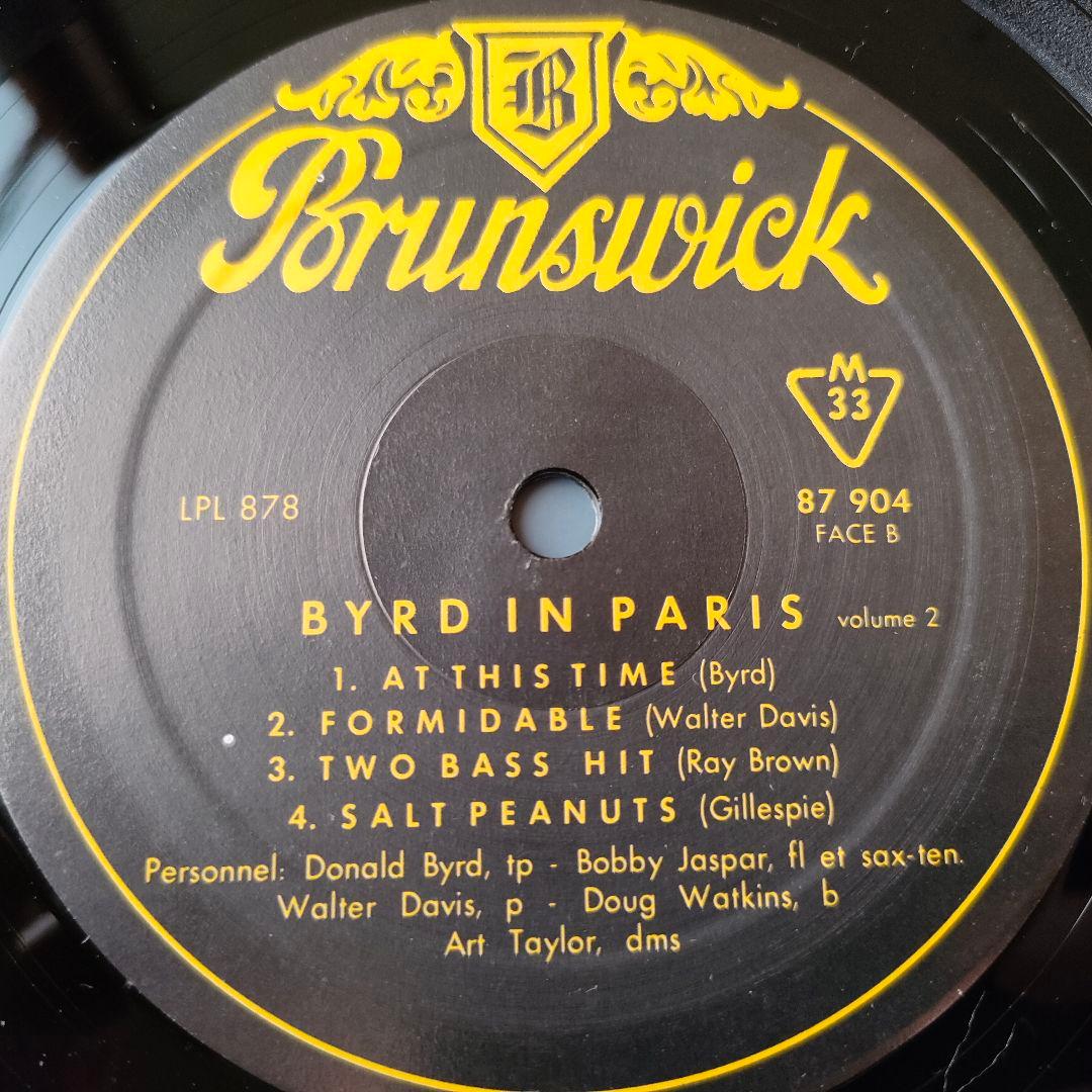 DONALD BYRD　ドナルド・バード　Byrd in Paris　2枚セット