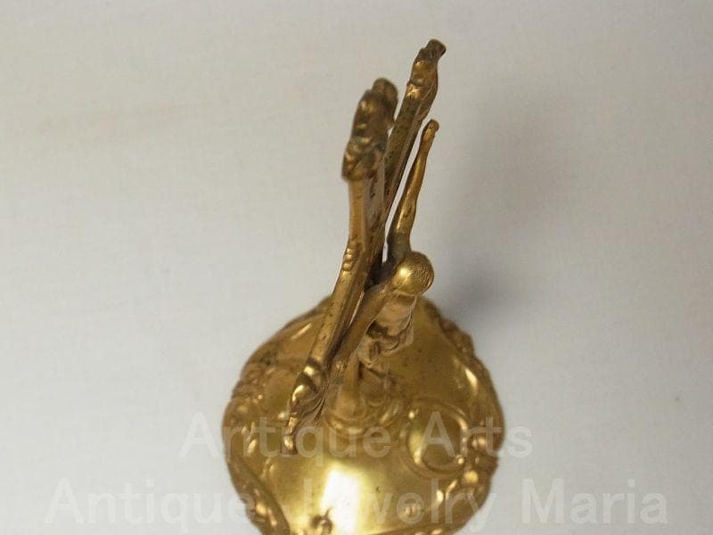 c1588 アール・ヌーヴォー アメリカ アンティーク 自立クロス 16.5cm