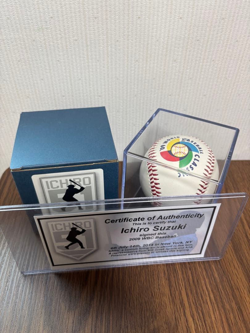 イチロー WBC 2009 直筆サインボール 証明書付