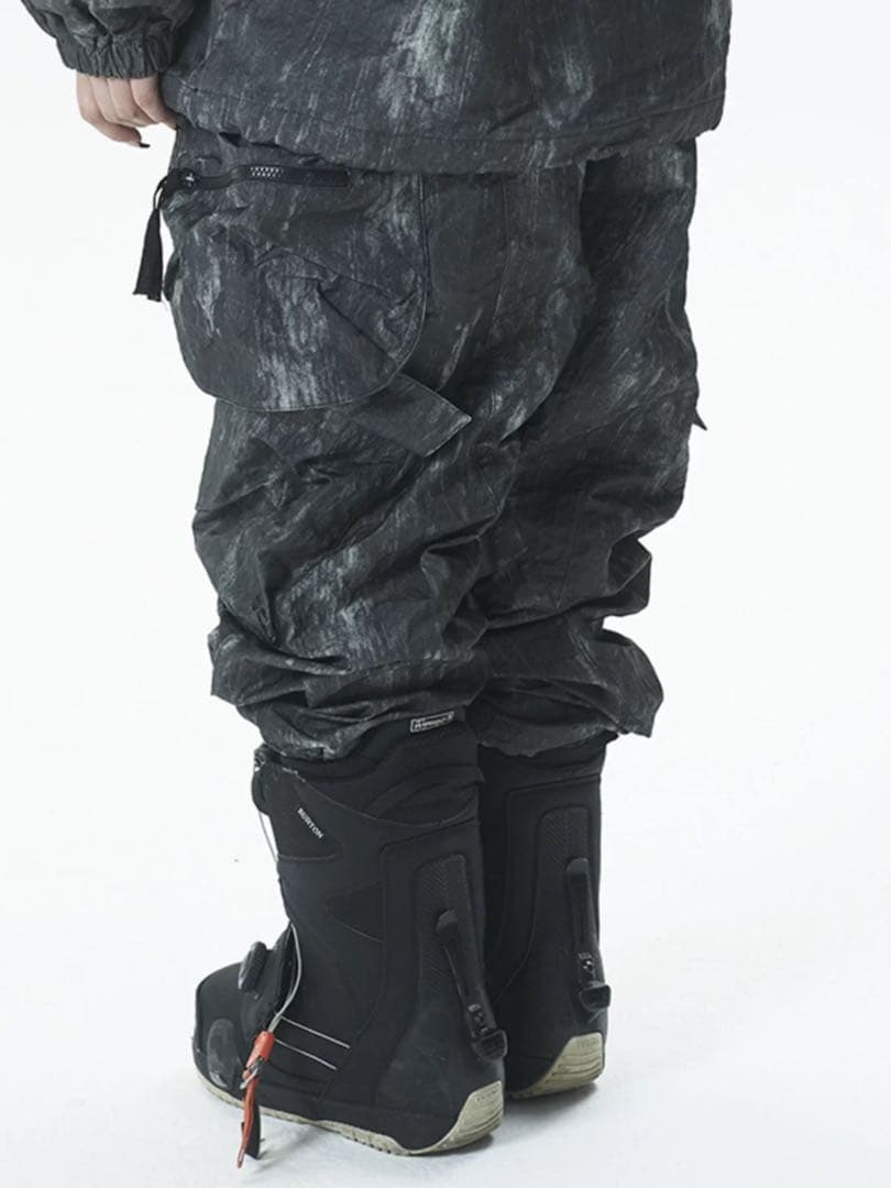 新品花柄スキーパンツ L 男女兼用