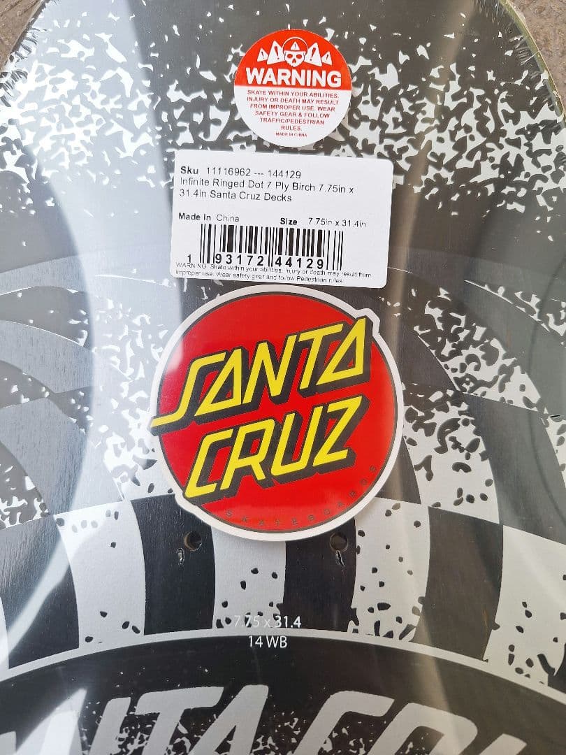 SANTA CRUZ DECK サンタクルーズ デッキ 7.75