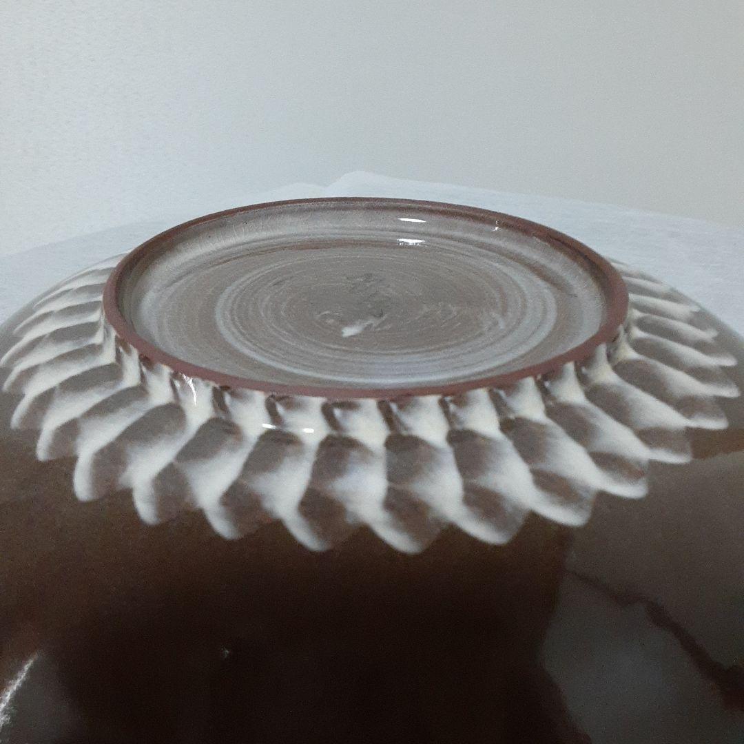 美品　臥牛窯　十三代 横石 臥牛　現川焼　白鷺文皿　絵皿