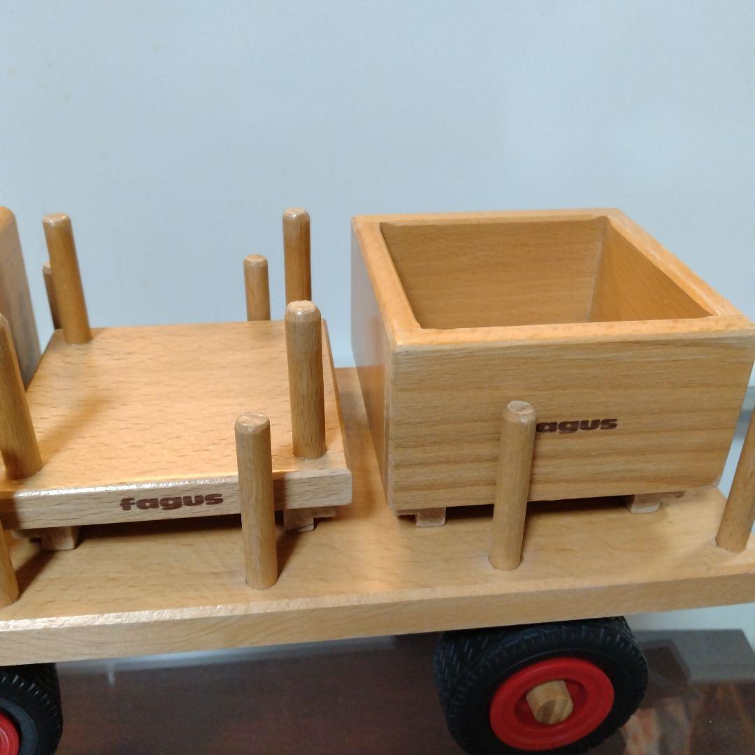 fagus ファーグス ブナの木で作られた働く車 フォークリフト トラック