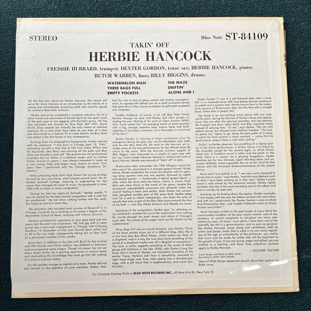 洋楽 Herbie Hancock blue note RVG vangelder