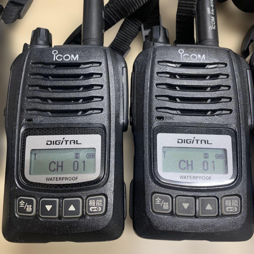 アイコム　デジタル簡易無線　5W IC-DU65C 6台セット 中古品