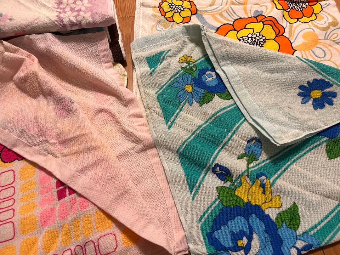 昭和レトロ　バスタオル　11箱12枚　大量　まとめ売り　レトロポップ 当時物