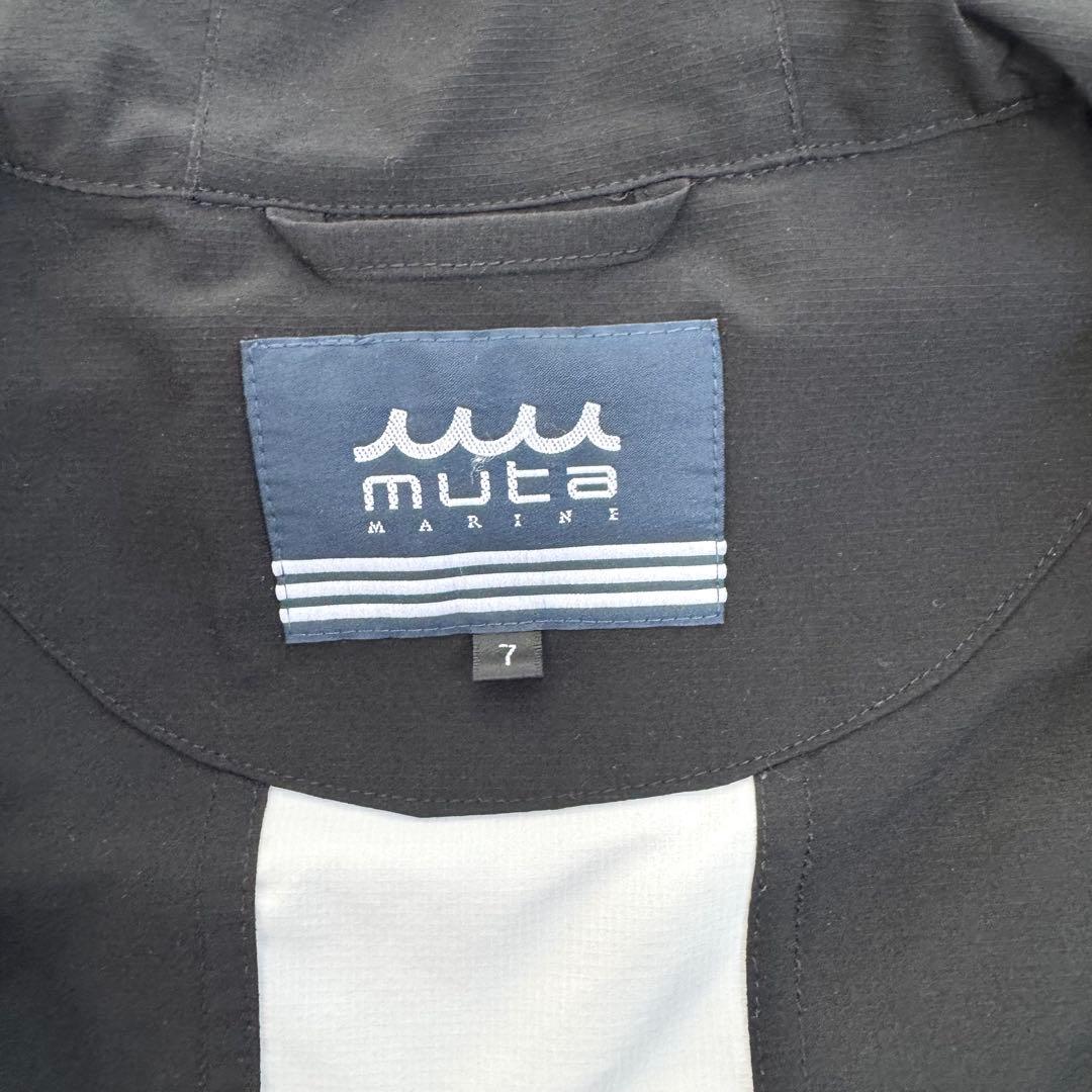 muta MARINE MOVEFIT ストレッチ ダブルジップ パーカー 黒