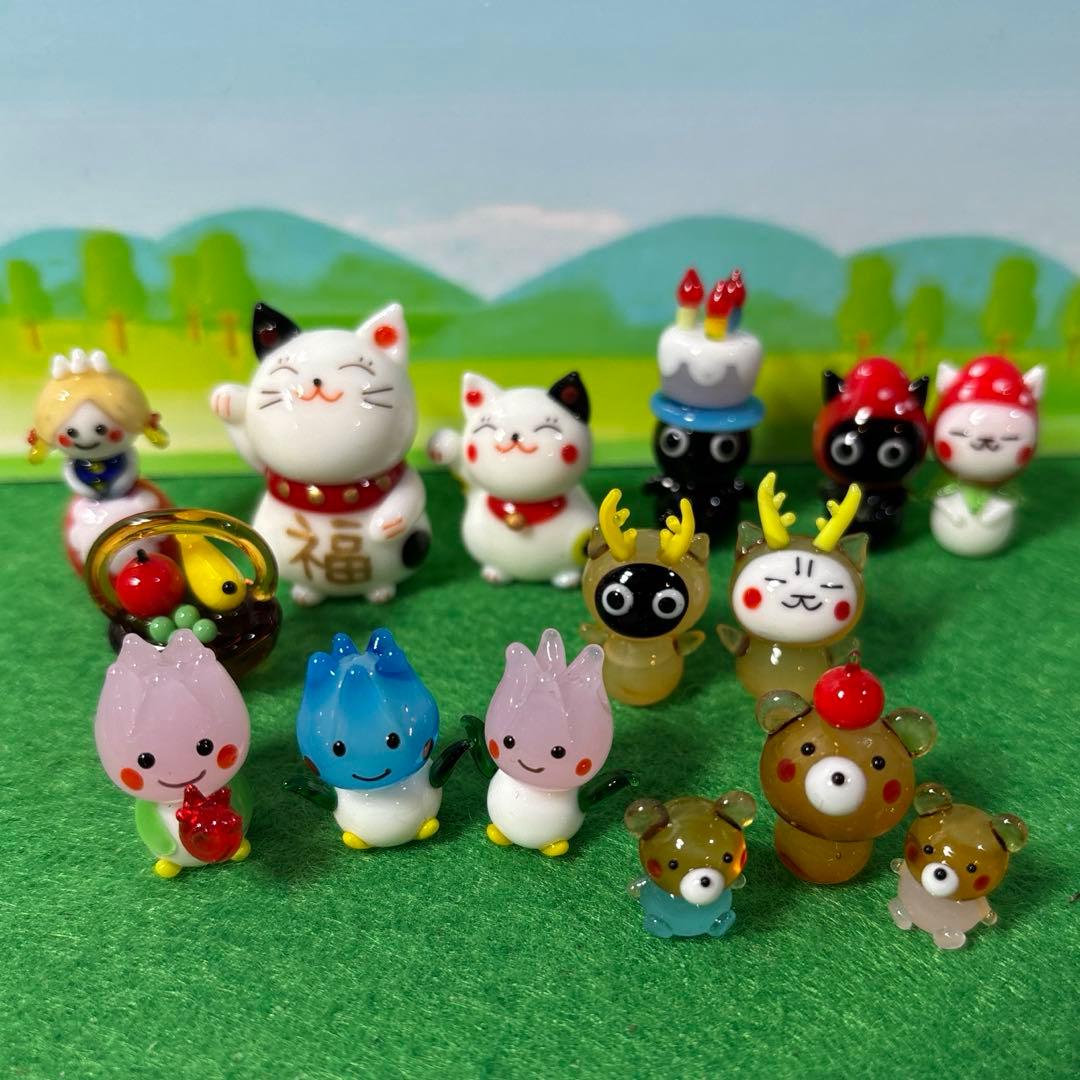 W　ガラス細工　ミニチュア