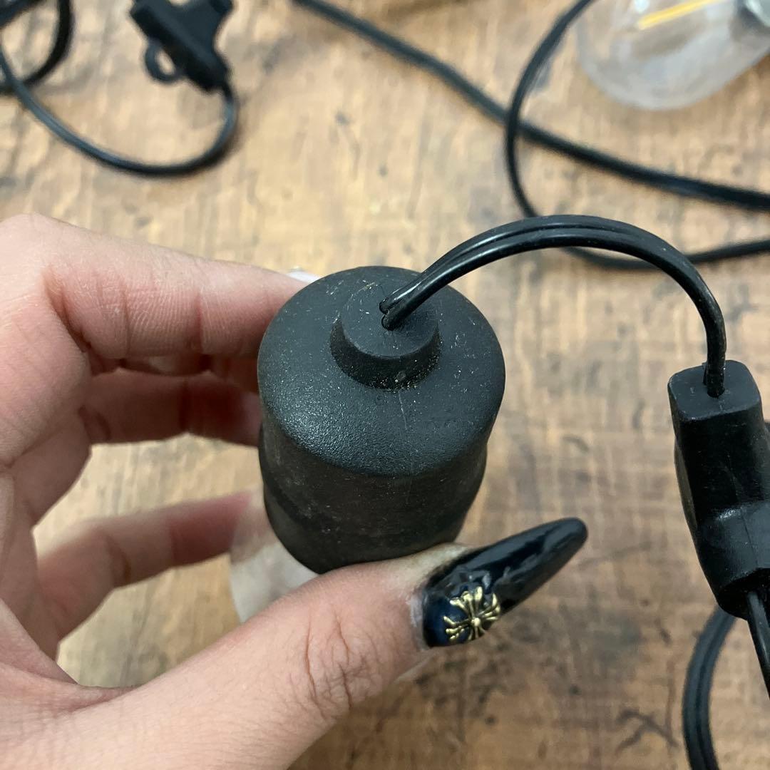 D-2 LED ストリングライト 20灯 電球色 キャンプ イベント 屋外用