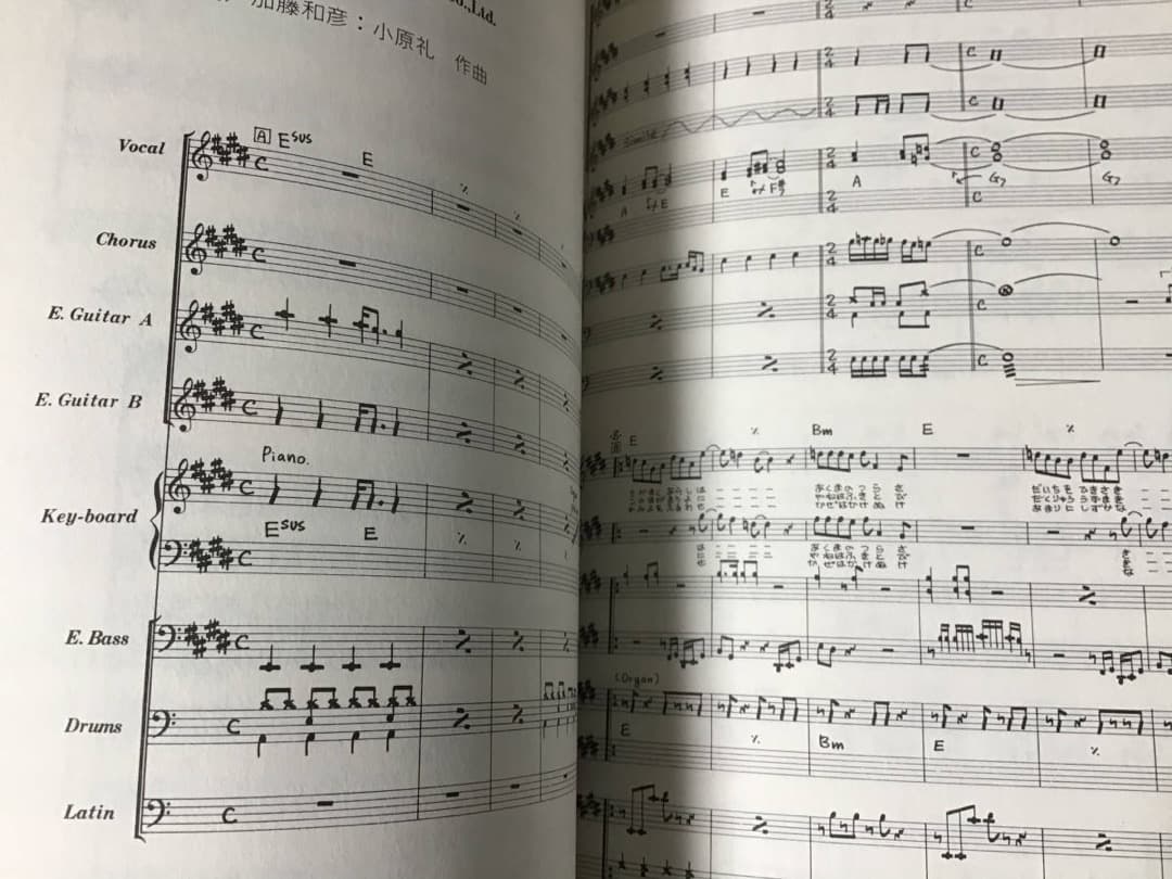 ★楽譜/加藤和彦/サディスティックミカバンド/ベスト/ギター/バンドスコア