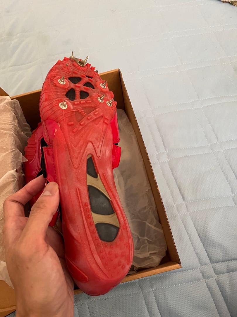 アシックス　サイバーゼロ　レッド　28.5 未使用　タグ付き　超希少　箱付き