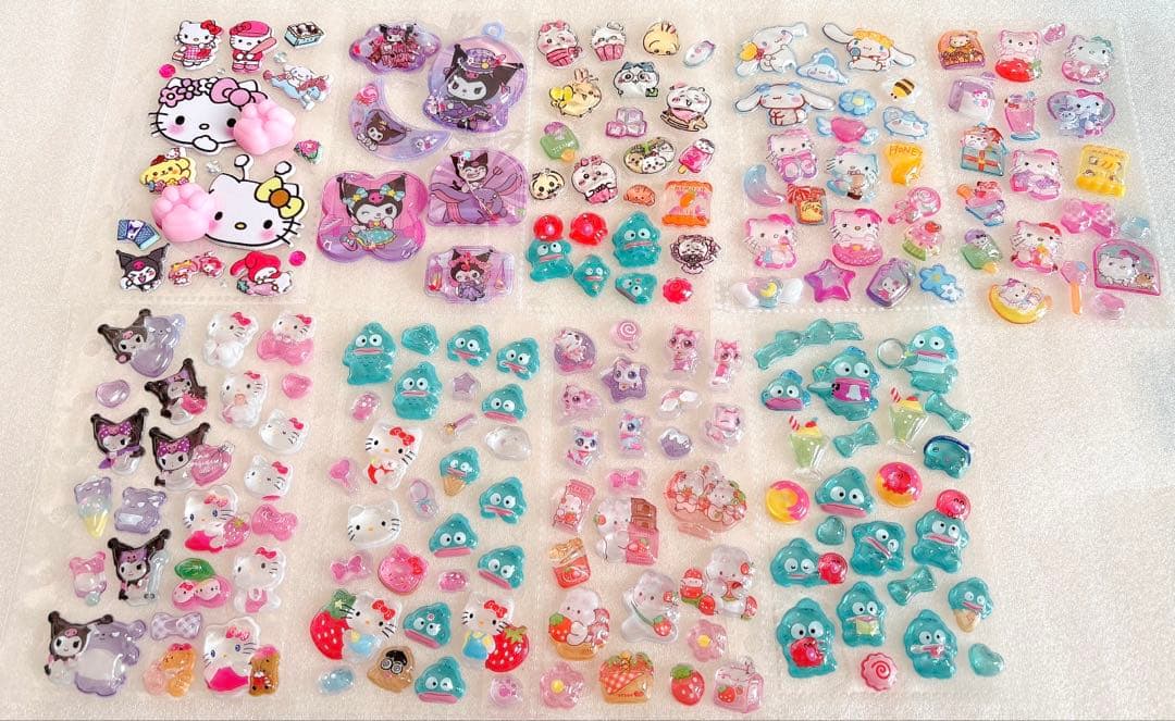 【値下げ中】　6冊セット　シール帳　完成品　ボンボンドロップシールなど