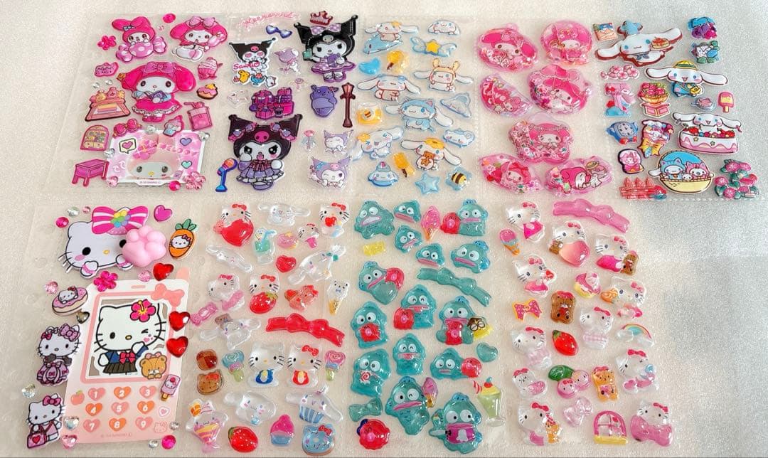 【値下げ中】　6冊セット　シール帳　完成品　ボンボンドロップシールなど