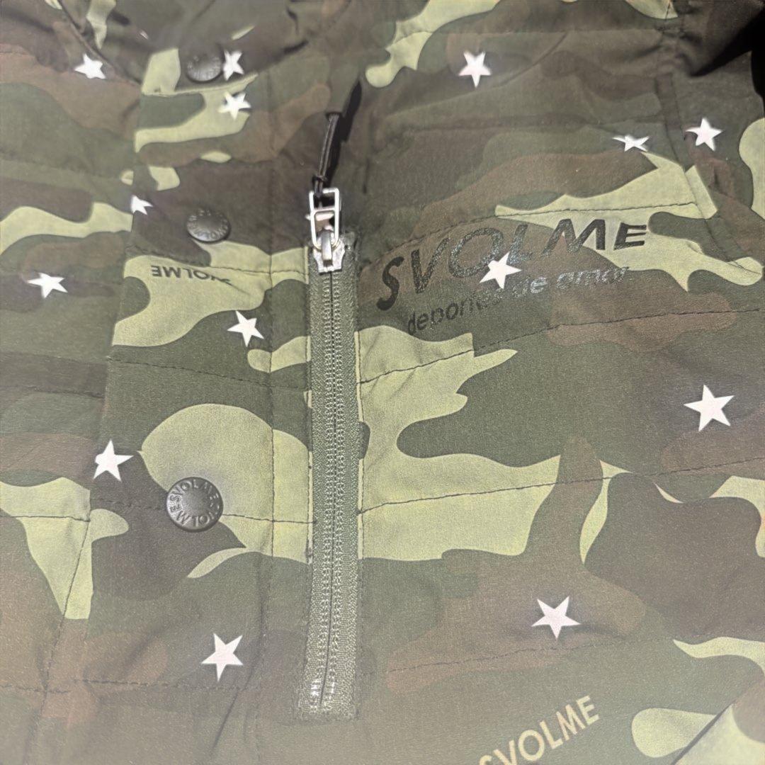 SVOLME 迷彩柄ダウンコート