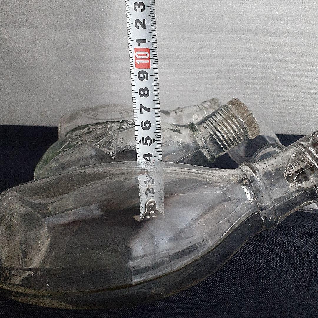 ガラス製哺乳瓶　古いガラス瓶　３本セット　レトロ　 アンティーク