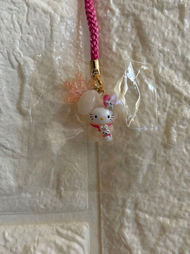 希少 ご当地キティ【北海道限定】4点セット 雪うさぎ 根付 ファスナーマスコット