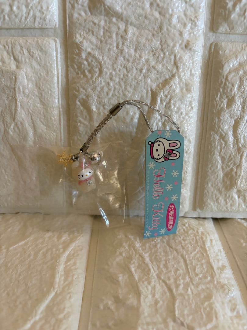 希少 ご当地キティ【北海道限定】4点セット 雪うさぎ 根付 ファスナーマスコット