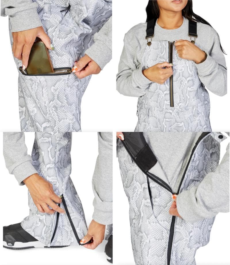 063DCレディーススノーボードウェアーLジャケット　ビブパン　セットアップ