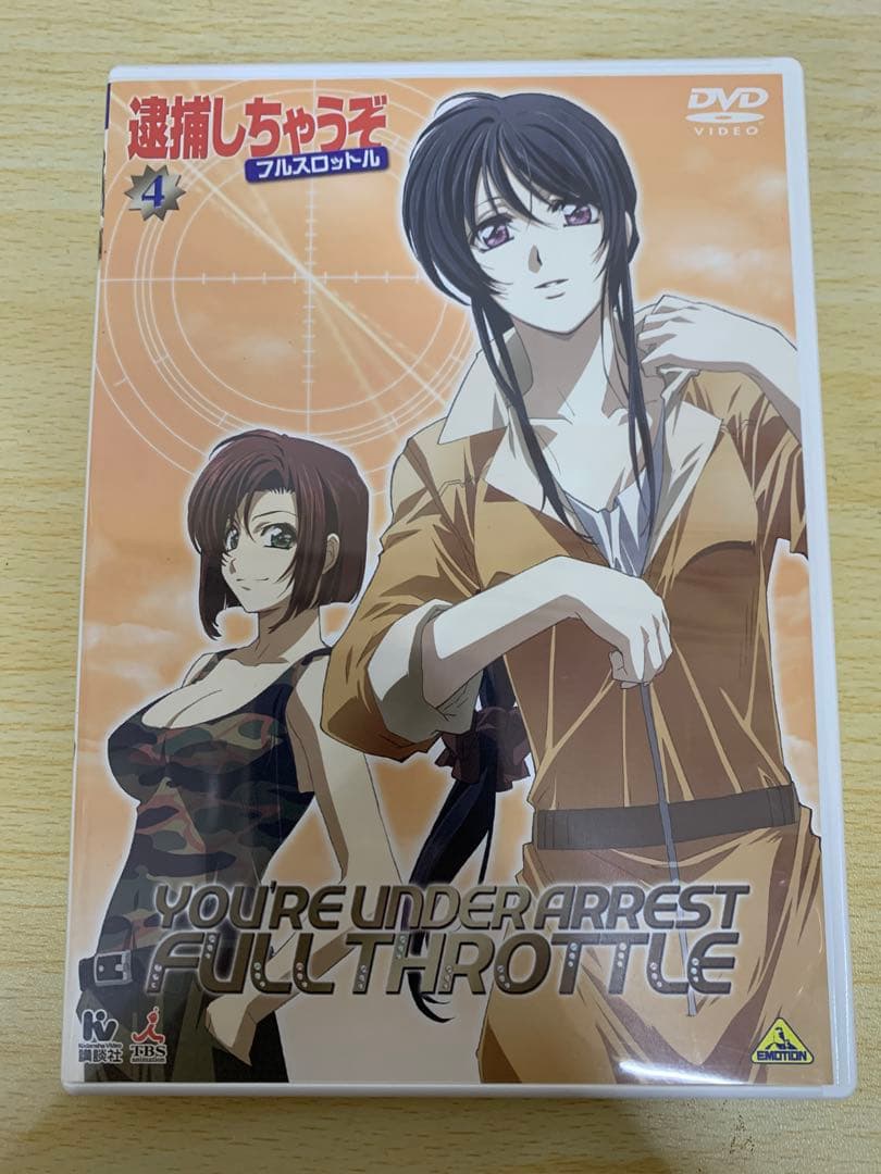 逮捕しちゃうぞ フルスロットル DVDボックス 全8巻　MM70129-4