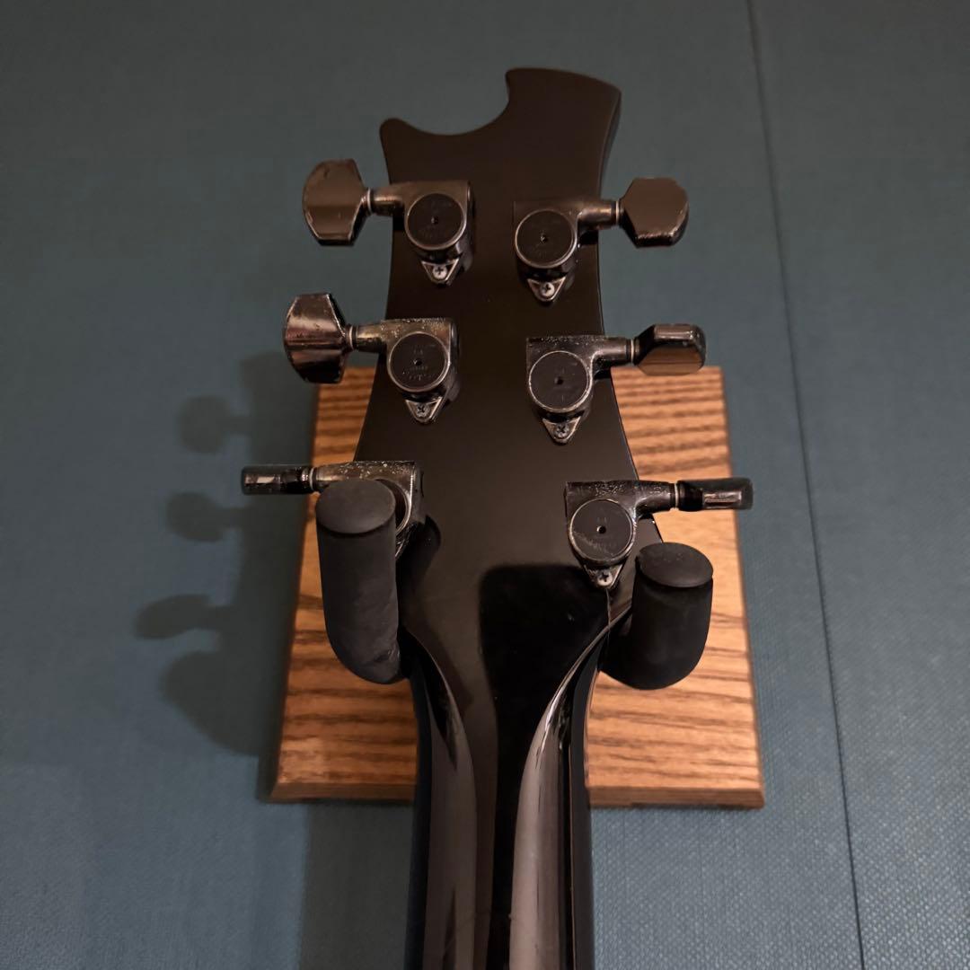 【生産完了】キャパリソン　Angelus エレキギター　ブラック24フレット