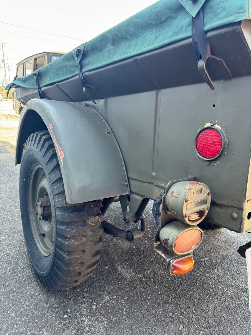 三菱　ジープ　トレーラー