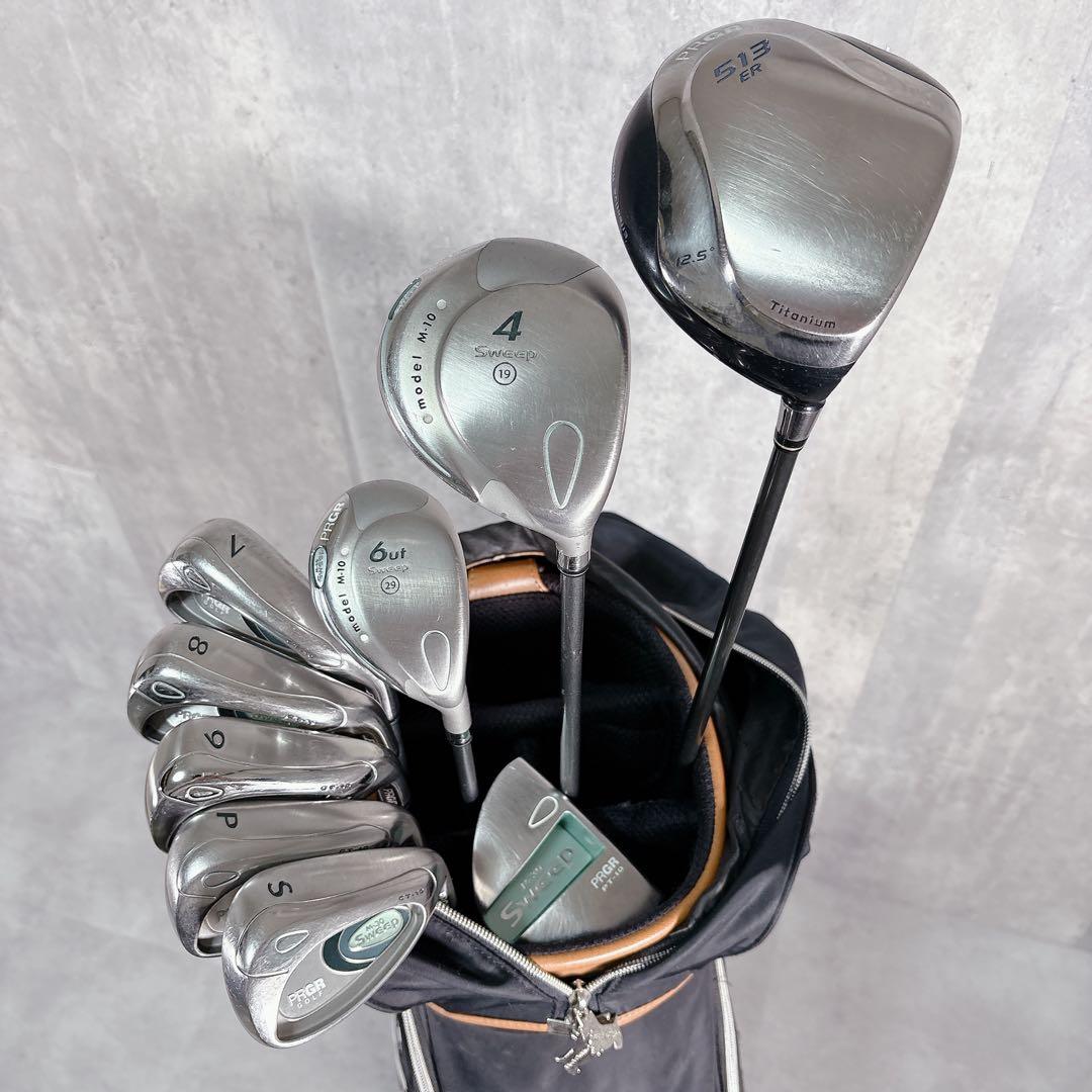 V809 PRGR Sweep レディース ゴルフ クラブ フルセット 入門