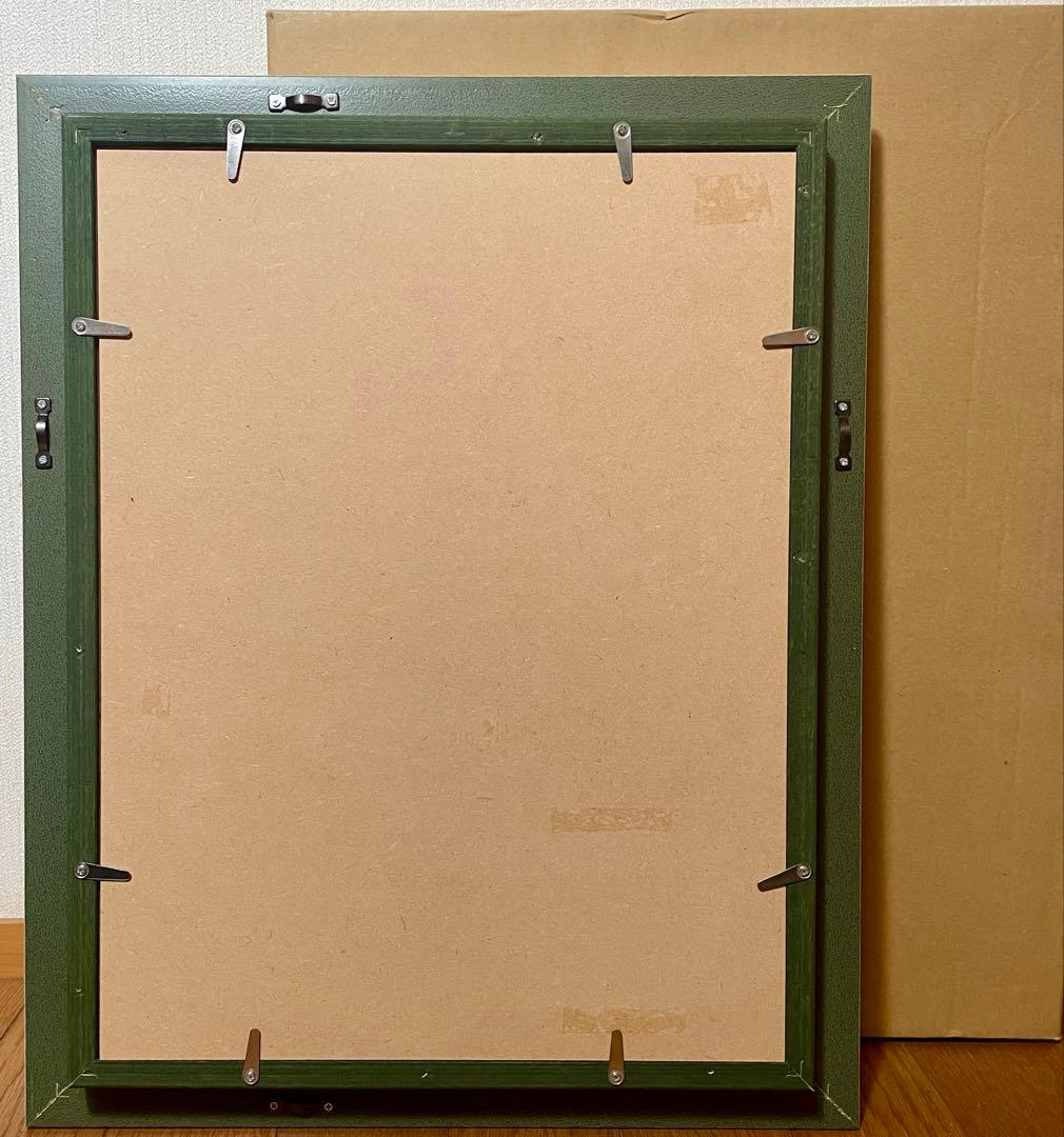 8203 油彩額　ホワイト　F4