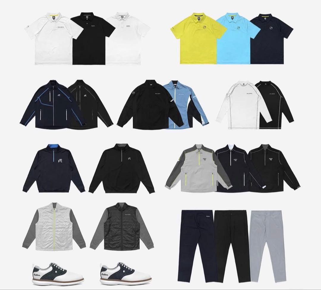 美品 FootJoy x Malbon ハイブリッド ゴルフ ダウン 切り替え