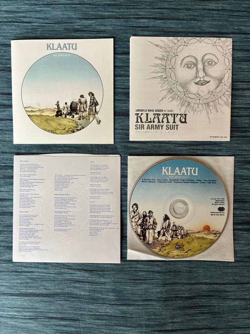 クラトゥKlaatu CD 紙ジャケ再発盤 5枚組ボックスセット