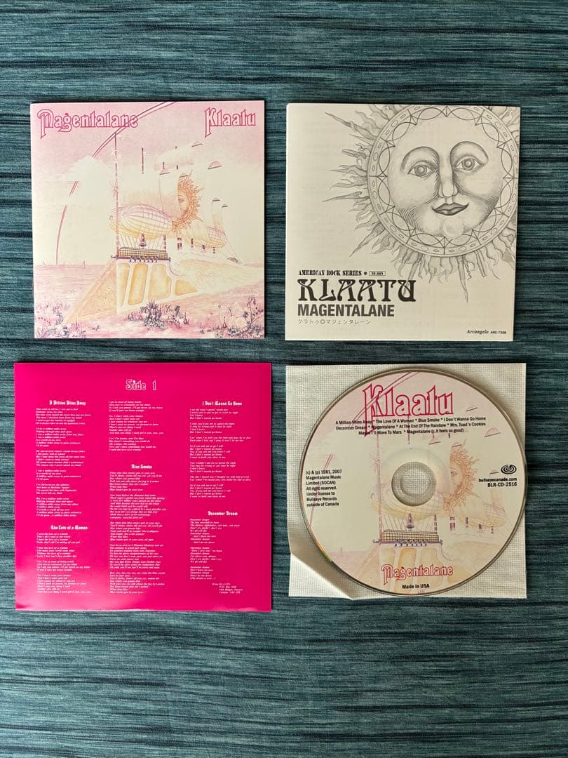 クラトゥKlaatu CD 紙ジャケ再発盤 5枚組ボックスセット