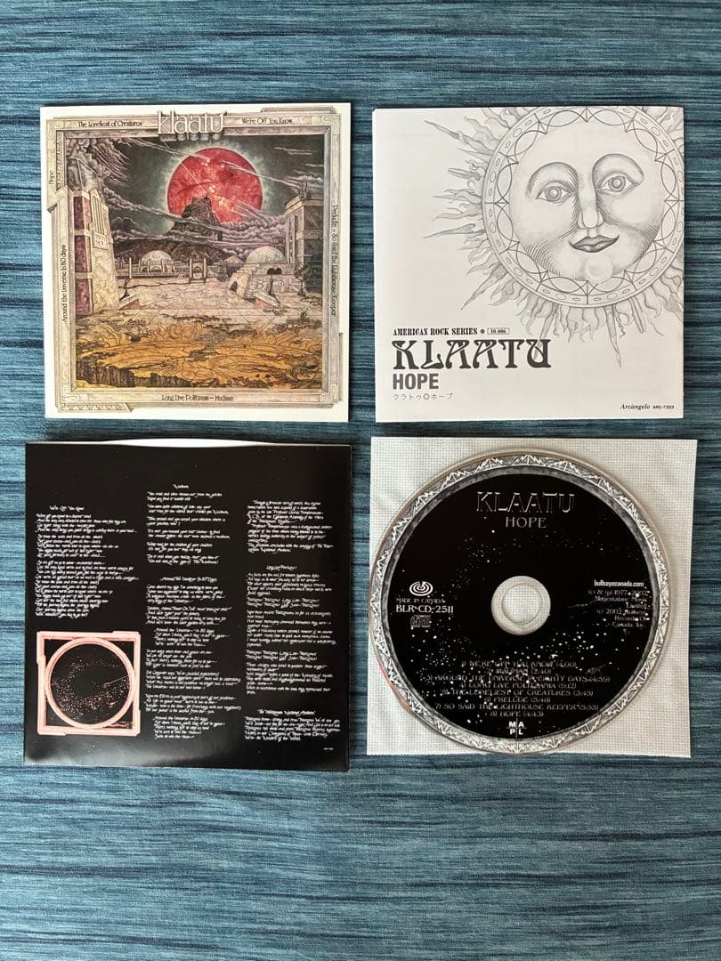 クラトゥKlaatu CD 紙ジャケ再発盤 5枚組ボックスセット