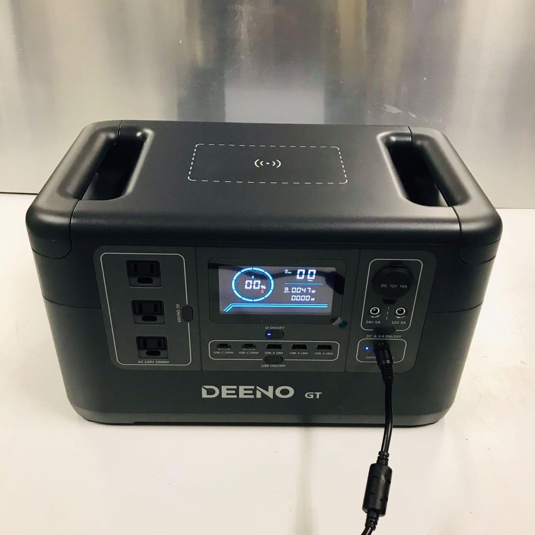 Deeno X1500 ポータブル電源、1500W（最大3000W）1036Wh