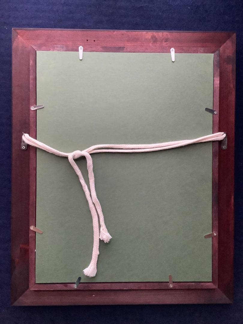 折本美禰子　油彩画　シクラメン