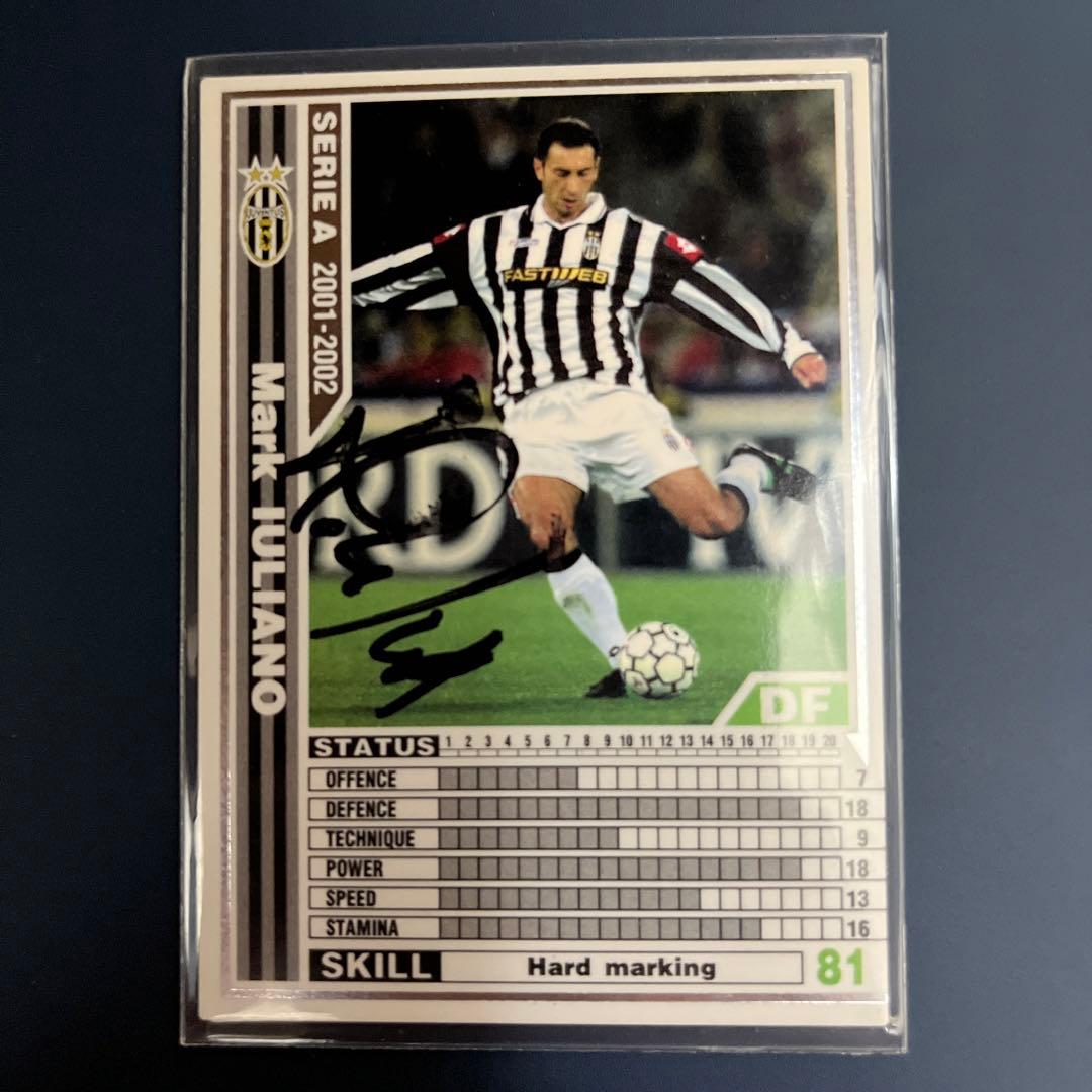 WCCF　ユベントス10選手直筆サイン入りカード