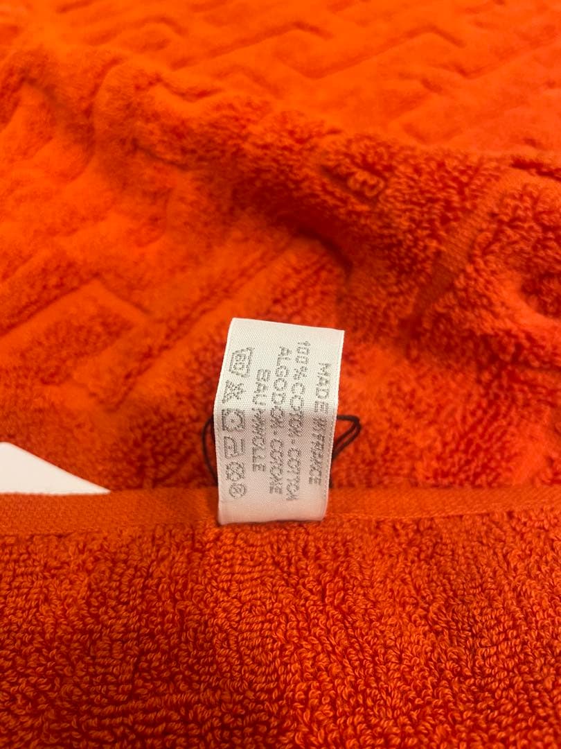 【最終価格】新品未使用　エルメス タオル オレンジ　HERMES